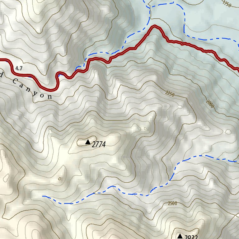 White Tank Mountains Trails Map by Emmitt Barks Cartography  Avenza Maps