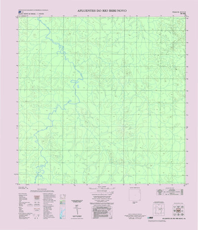 ENGESAT INTERNATIONAL AFLUENTES RIO IRIRI NOVO digital map