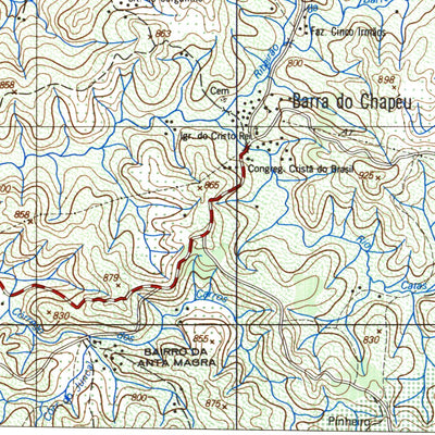 ENGESAT INTERNATIONAL BARRA DO CHAPÉU digital map
