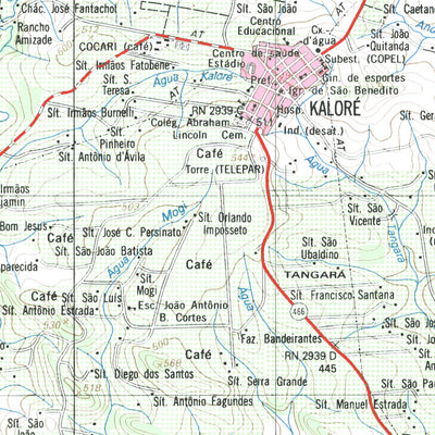 ENGESAT INTERNATIONAL BORRAZÓPOLIS digital map