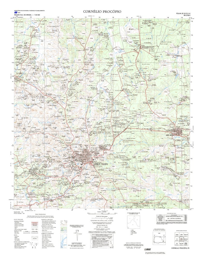 CORNÉLIO PROCÓPIO Map by ENGESAT INTERNATIONAL | Avenza Maps