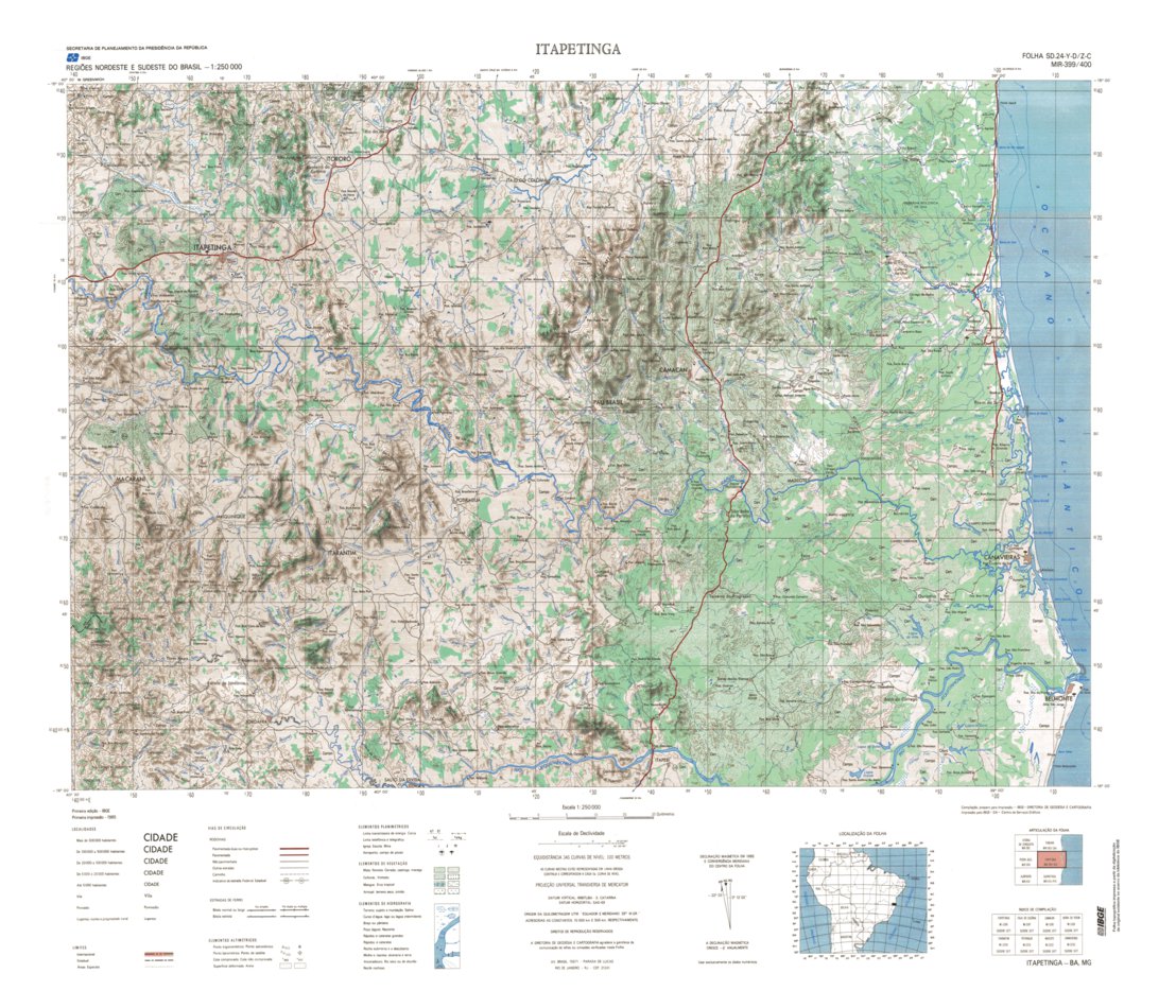 ITAPETINGA Map by ENGESAT INTERNATIONAL | Avenza Maps