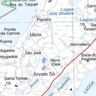 ENGESAT INTERNATIONAL Lagoa Mirim digital map