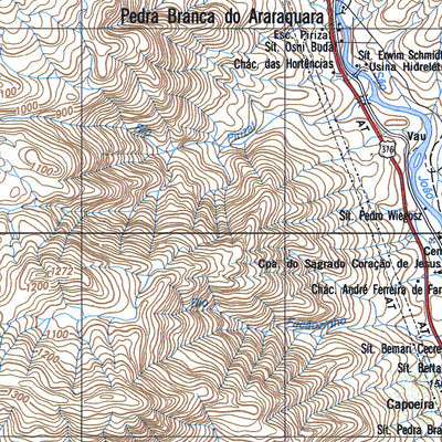 ENGESAT INTERNATIONAL PEDRA BRANCA DO ARARAQUARA digital map