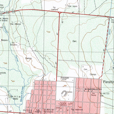 ENGESAT INTERNATIONAL PLANALTINA digital map