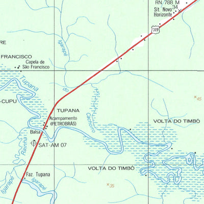 ENGESAT INTERNATIONAL RIO TUPANA digital map