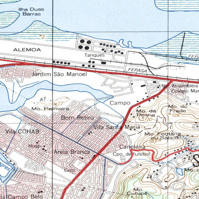 ENGESAT INTERNATIONAL SANTOS digital map