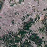 ENGESAT Porto Alegre - RS - Brazil, 15 m resolution Satelite Imagery digital map