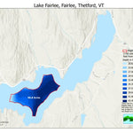 Environmental Conservation Wakesport Zone on Lake Fairlee in Thetford, Vermont digital map