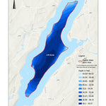 Environmental Conservation Wakesports Zone on Fairfield Pond in Fairfield, Vermont digital map