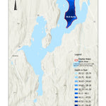 Environmental Conservation Wakesports Zone on Lake Hortonia in Hubbardton and Sudbury, Vermont digital map