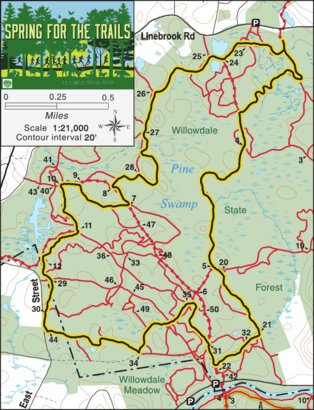 Essex County Trail Association ECTA 1/2 Marathon digital map