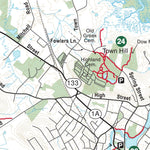 Essex County Trail Association ECTA Ipswich Trail Map digital map