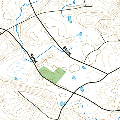 Essex County Trail Association ECTA West Newbury Trail Map digital map