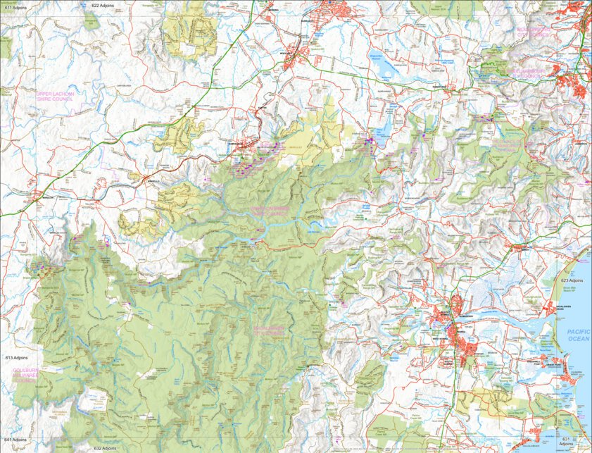 Evans Map 624 by EVANS MAPPING | Avenza Maps
