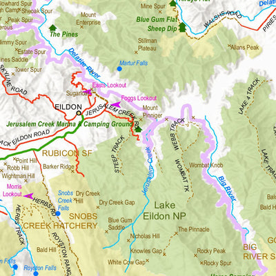 EVANS MAPPING Vic Map 76 digital map