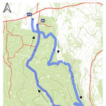 Event Safety Services Lonely Mountain Ultra 11km 2023 digital map