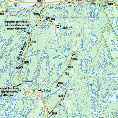 Explore The Backcountry Queen Elizabeth II Wildlands Provincial Park Backcountry Map V0.9 digital map
