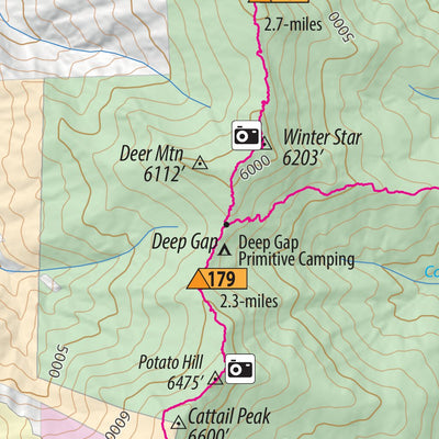 ExploreBurnsville Trails of the Black Mountains digital map