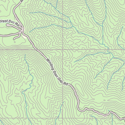 Eyes Up Adventure Co. Georgia AT Map & Guide: Springer Mountain digital map