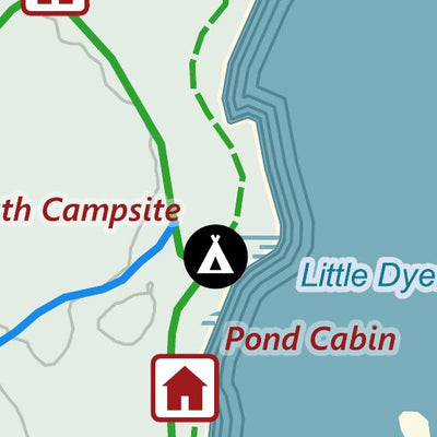 Eyes Up Adventure Co. Hidden Valley Nature Center digital map