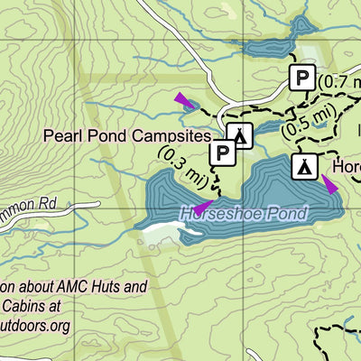 Eyes Up Adventure Co. Maine AT Trail Map #12: Gulf Hagas digital map