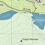 Eyes Up Adventure Co. Maine AT Trail Map #13: Crawford Pond digital map