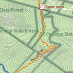 Eyes Up Adventure Co. Vermont AT Map #5: Clarendon Gorge digital map