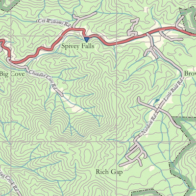 NC & TN AT Map: Spivey Gap Preview 2