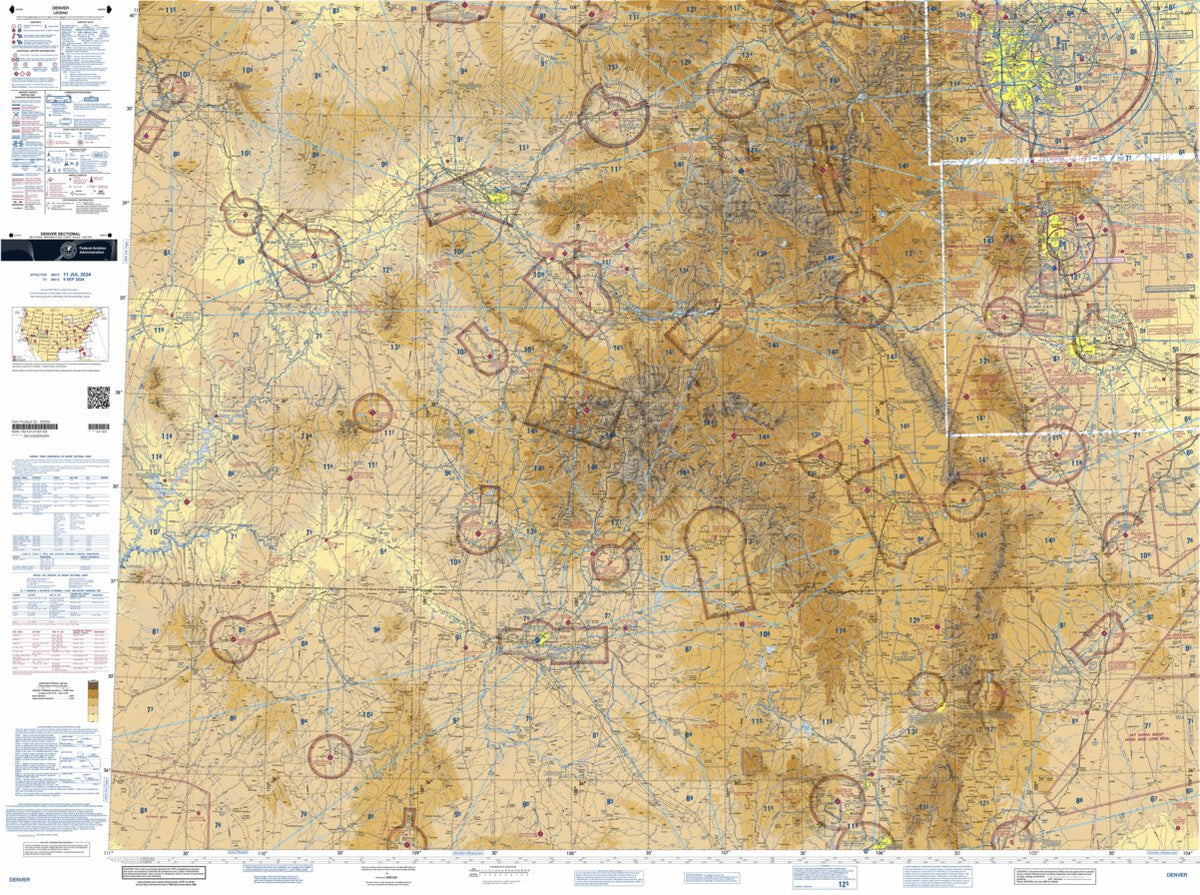 Denver SEC Map by FAA: Federal Aviation Administration | Avenza Maps