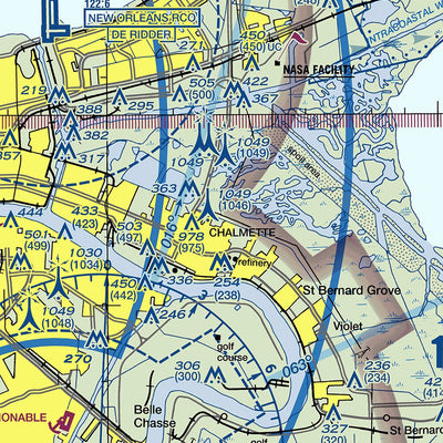 FAA: Federal Aviation Administration New Orleans TAC digital map