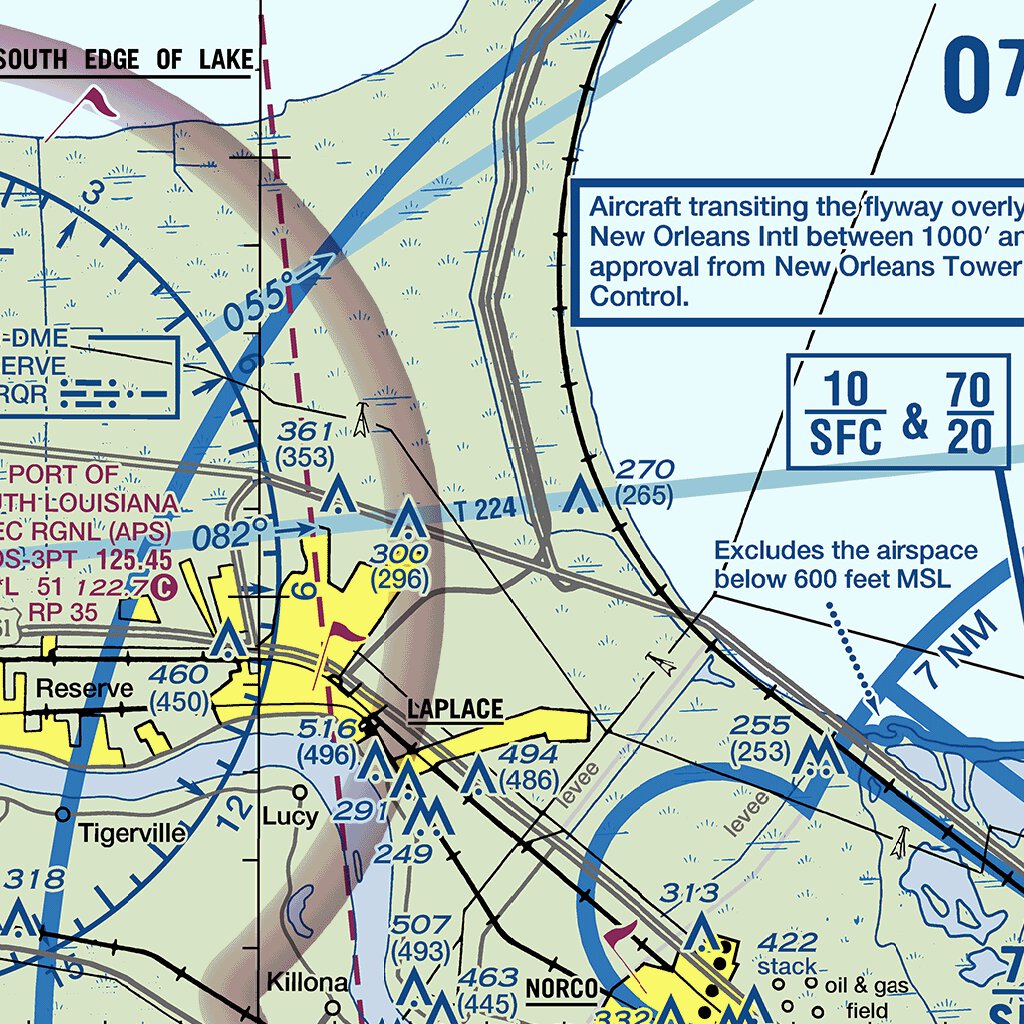 New Orleans TAC Map by FAA: Federal Aviation Administration | Avenza Maps