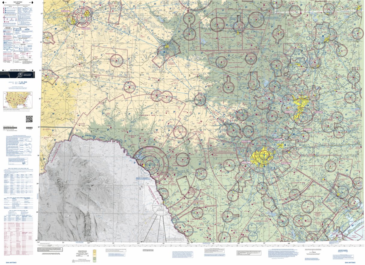 San Antonio SEC Map by FAA: Federal Aviation Administration