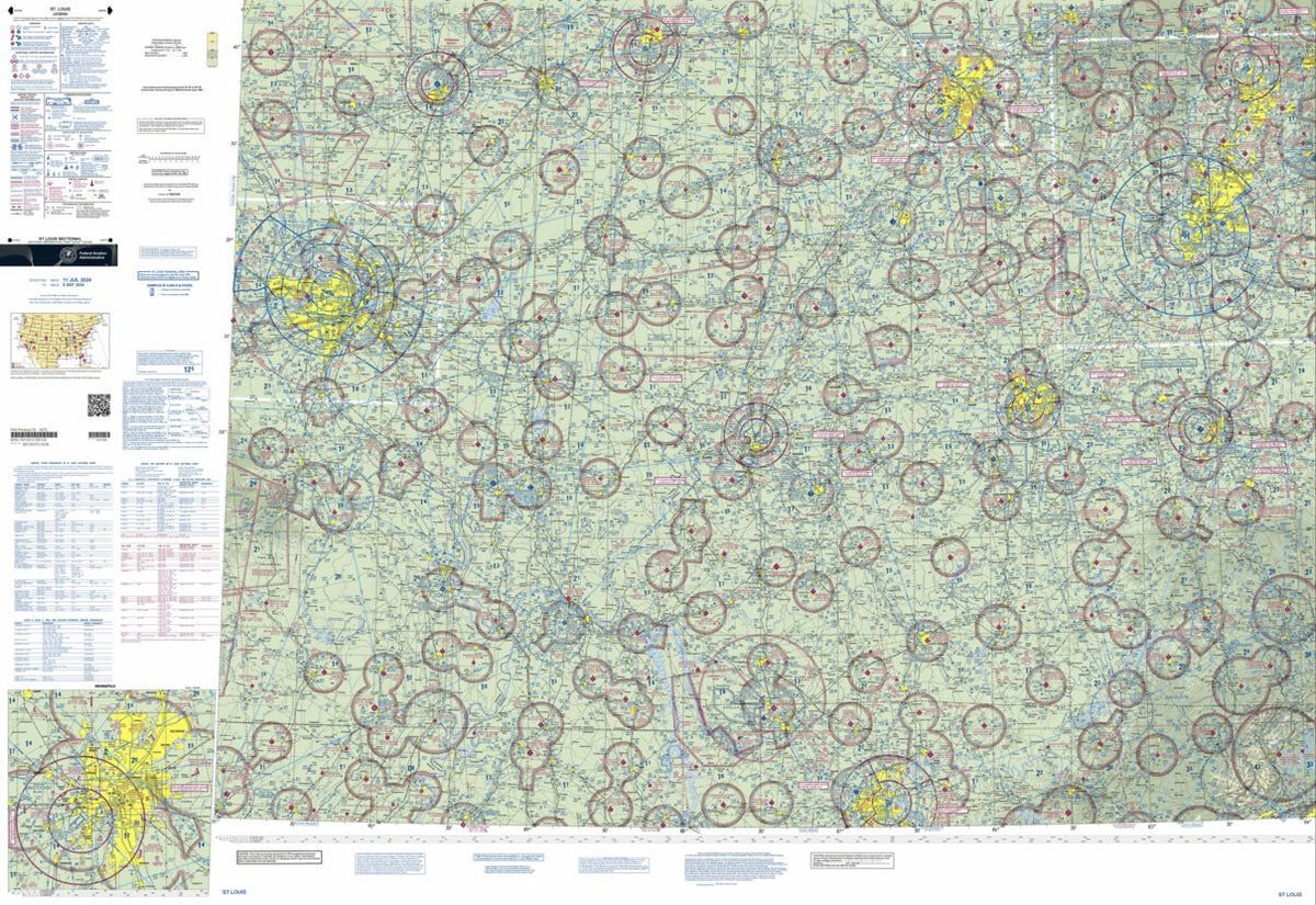 St Louis SEC Map by FAA: Federal Aviation Administration | Avenza Maps