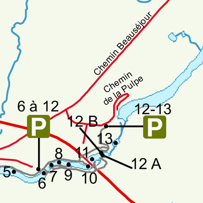 Fédération québécoise pour le saumon atlantique Rivière Rimouski ZecSaumon digital map