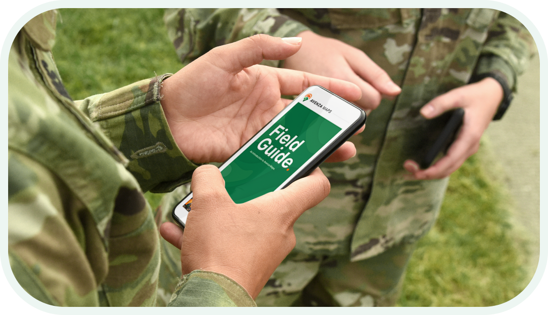 Field Guide on phone