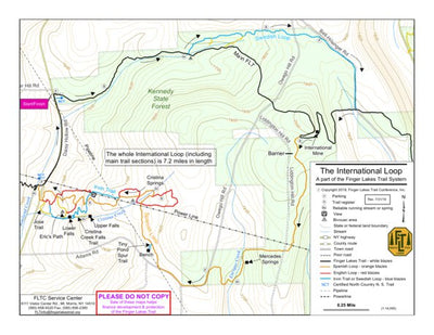 Finger Lakes Trail Conference InL - International Loop digital map