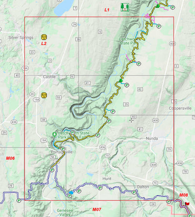 Finger Lakes Trail Conference L2 – Letchworth South digital map