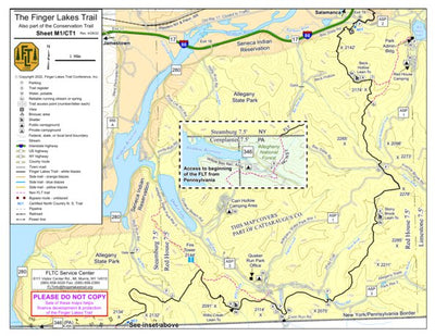 Finger Lakes Trail Conference M1/CT1 – Allegany State Park digital map