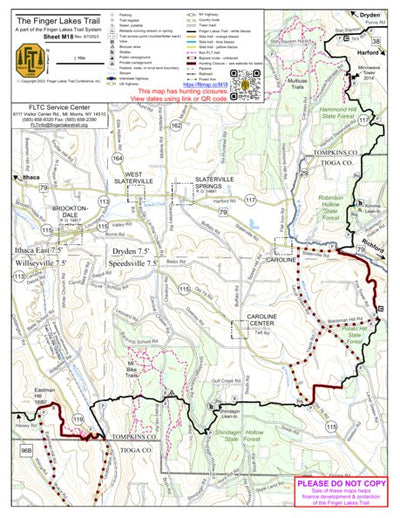 Finger Lakes Trail Conference M18 – Shindagin Hollow digital map