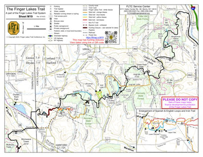 Finger Lakes Trail Conference M19 – Virgil – Greek Peak digital map
