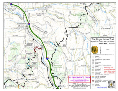 Finger Lakes Trail Conference M20 – Hoxie Gorge digital map