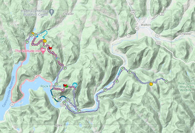 Finger Lakes Trail Conference M28 – Cannonsville Reservoir digital map