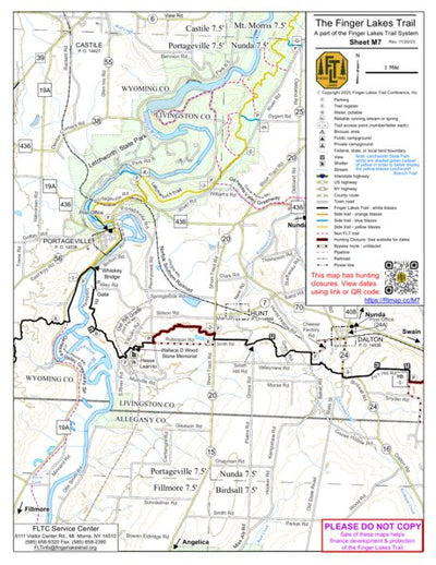Finger Lakes Trail Conference M7 – Portageville digital map