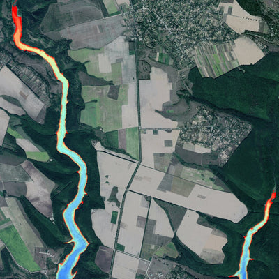 03. Дністровське водосховище (р. Калюс). Карта глибин Preview 1