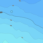 04. Дністровське водосховище (с. Непоротове). Карта глибин Preview 2