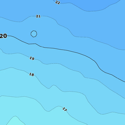 04. Дністровське водосховище (с. Непоротове). Карта глибин Preview 2