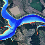 07. Дністровське водосховище (смт Стара Ушиця). Карта глибин Preview 1