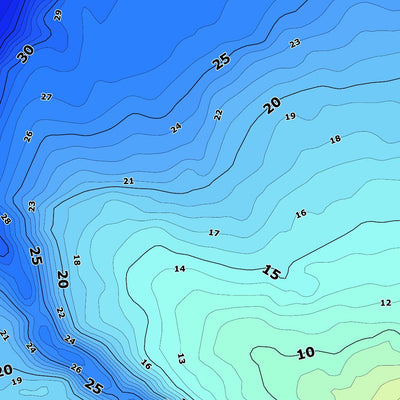 07. Дністровське водосховище (смт Стара Ушиця). Карта глибин Preview 2