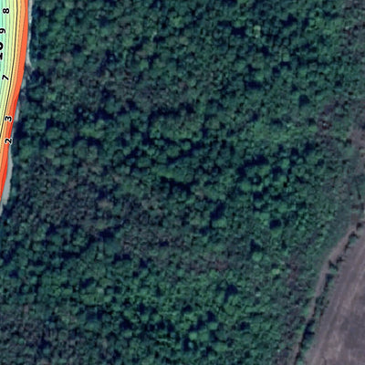 08. Дністровське водосховище (р. Ушиця, с. Вахнівці). Карта глибин Preview 3